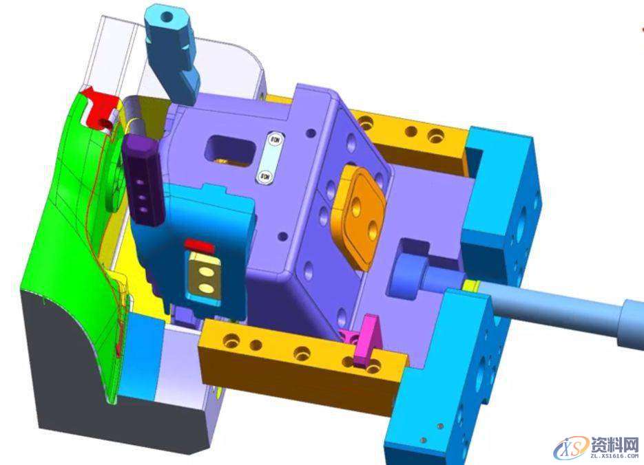 能轻松搞定这些模具结构的，绝对是大师级别的！,精雕,模具设计,模具,第19张