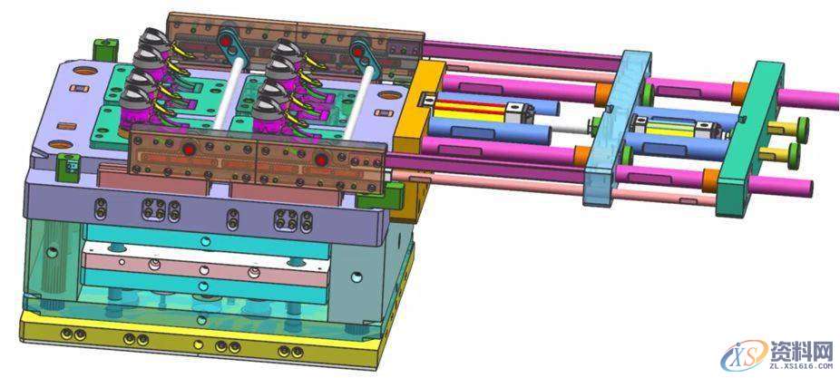 能轻松搞定这些模具结构的，绝对是大师级别的！,精雕,模具设计,模具,第36张