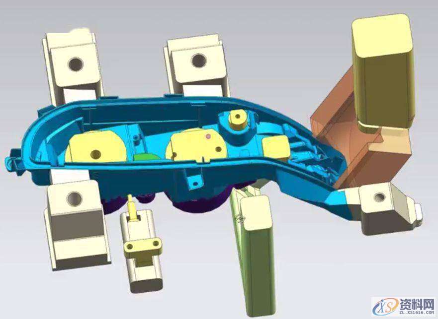 能轻松搞定这些模具结构的，绝对是大师级别的！,精雕,模具设计,模具,第4张