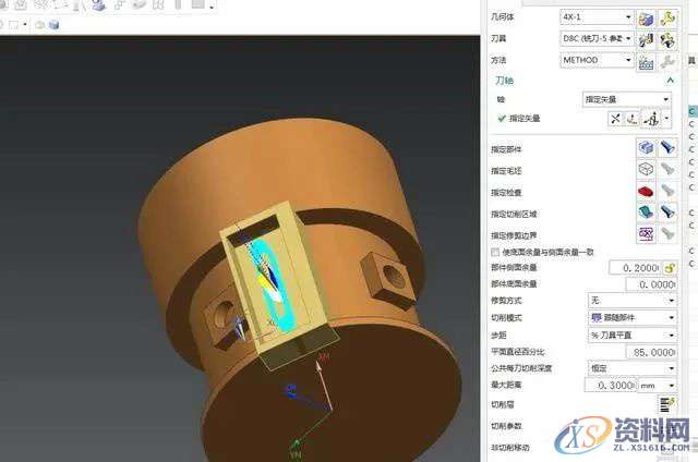 数控UG编程：四轴常见-轴槽编程,设计培训,曲面,培训,培训学校,第1张