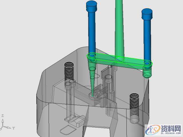 UG汽车模具设计之传感器支架精密模具如何设计,浇口,设计,第11张