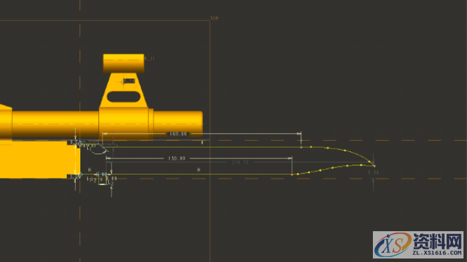 用UG画AK47刺刀PROE建模造型详细步骤有草图,设计培训,培训,横沥镇,培训学校,第22张