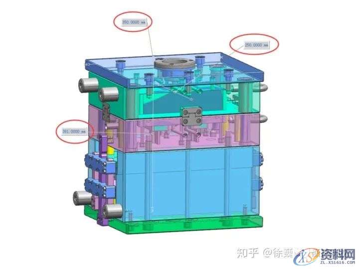 90度圆弧滑块模具结构图，三次同步顶出，小结构大思维,结构图,圆弧,模具,第5张