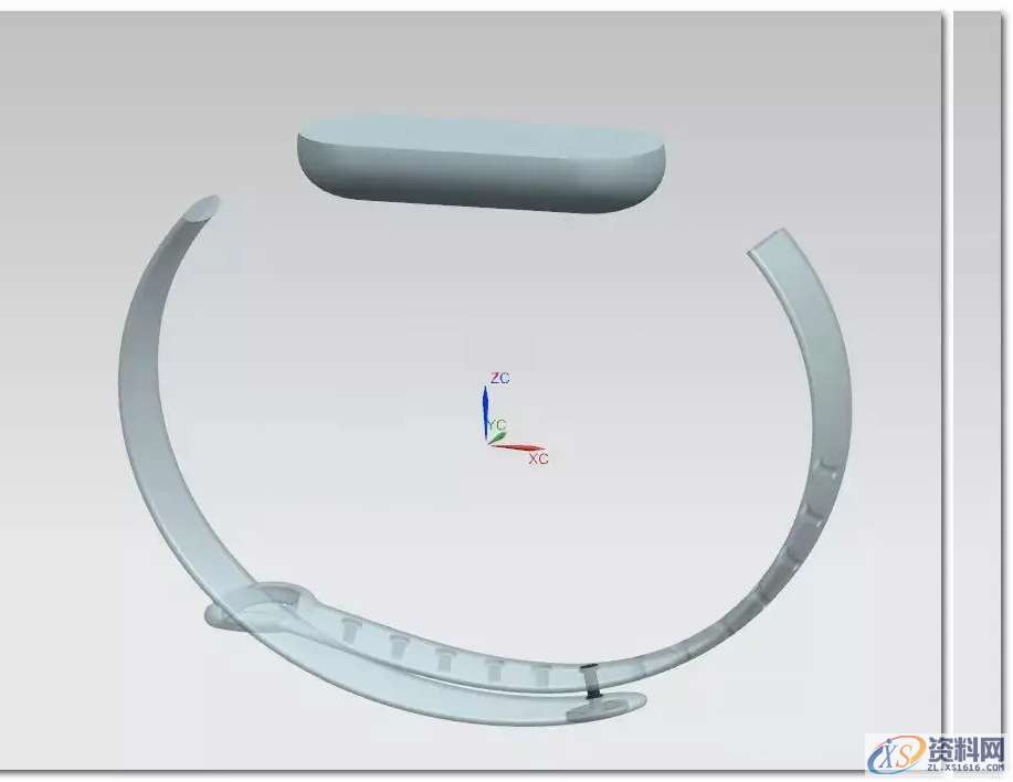 用UG软件设计如何建模造型一个小米手环,造型,建模,第8张
