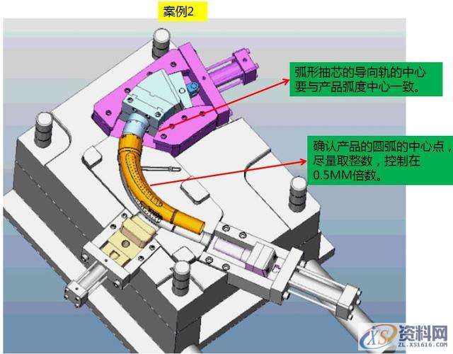 塑胶模具设计的9种弧形抽芯设计样式与注意事项,模具设计,样式,塑胶,第2张