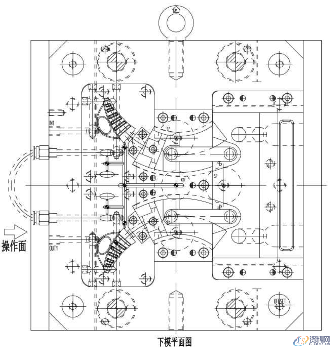 塑胶模具设计：模具圆弧抽芯注塑,圆弧,模具设计,注塑,塑胶,模具,第3张