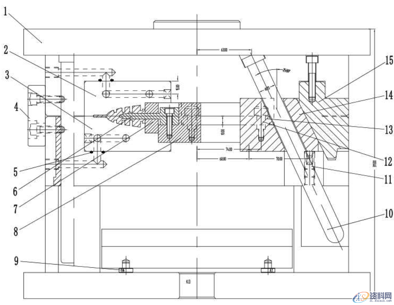 塑胶模具设计：模具圆弧抽芯注塑,圆弧,模具设计,注塑,塑胶,模具,第5张