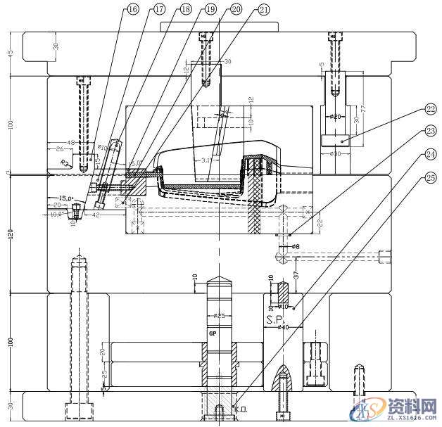 塑胶模具设计之复杂的票据打印机设计方法,模具设计,打印机,塑胶,第5张