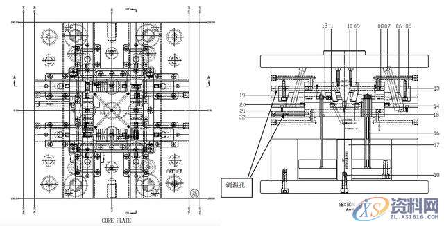 塑胶模具设计之四面抽芯多型腔的设计要点,型腔,模具设计,要点,塑胶,第2张