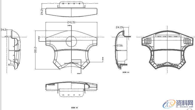 塑胶模具设计：一个好的汽车安全气囊壳体是这样设计的,塑件,安全,模架,水口,第1张