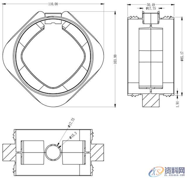 塑胶模具设计之有一定难度香水盒的设计方法,塑件,模具设计,模具,设计,第2张