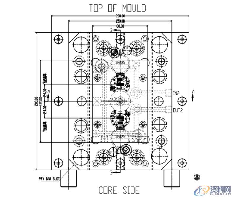 塑胶模具设计之最难设计的液晶支架模具设计方法,模具设计,塑胶,第7张