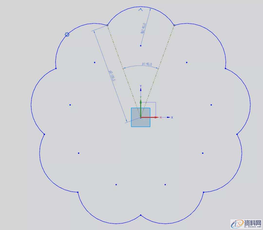 UG建模实例，南瓜三维模型制作，学习UG产品设计必学造型技巧 ...,草图,绘制,设计培训,建模,第2张