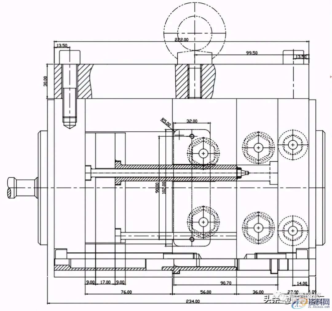 从一套小模具认识法国模具的设计理念,模具,水口,设计,排气,第6张