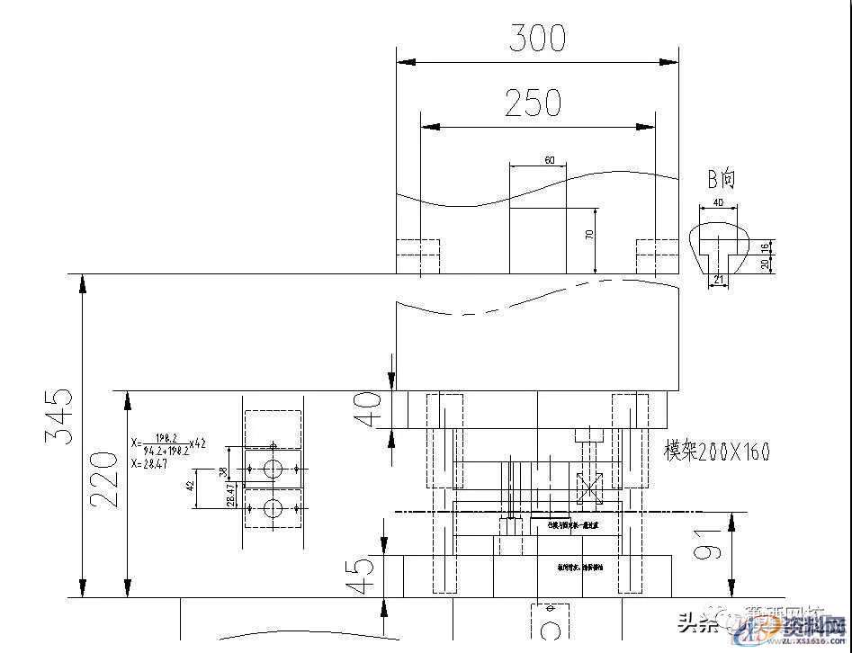 冲压模具设计经验解答：冲裁这个简单零件的模具，是否需要内导柱？ ...​问题：,模架,冲头,卸料,第2张