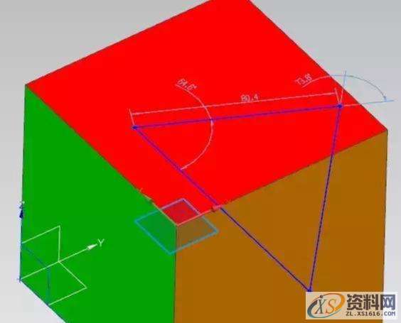UG数控编程：草图之视图方向着色方式和草图的基准设置UG数控编程：草图之视图方向着色方式和草图的基准设置,草图,方向,基准,平面,选择,第24张