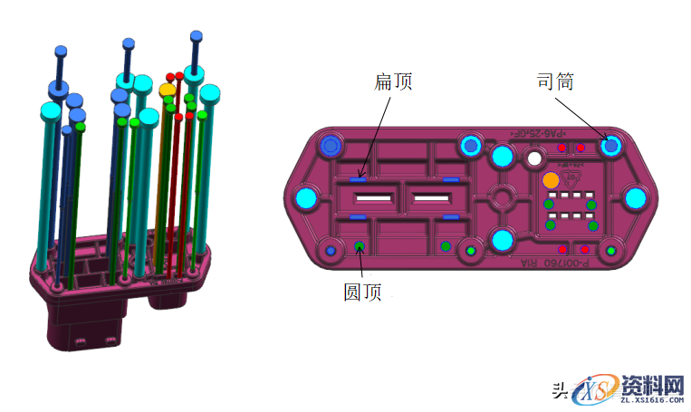 塑胶模具设计--经典前模行位与前模退镶件位结构解析,塑胶模具设计--经典前模行位与前模退镶件位结构解析,模具设计,塑胶,结构,经典,第10张