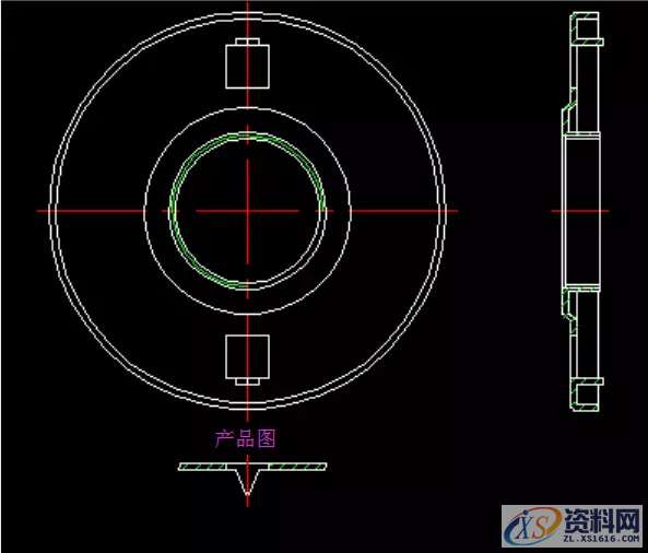 举例五金冲压模具料带展开设计,设计,第1张
