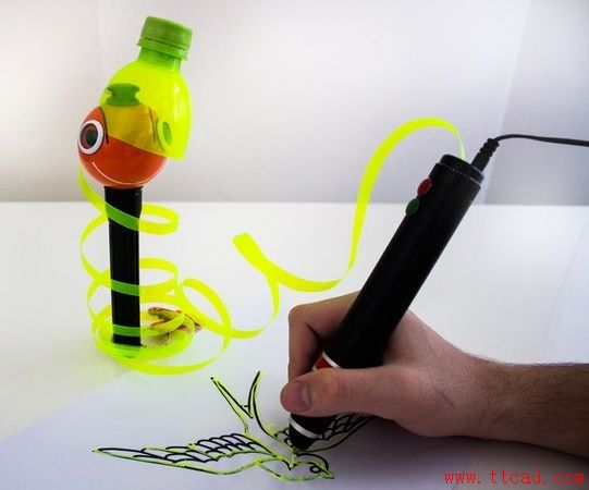 可回收塑料瓶做打印材料的3D打印笔Renegade（图文教程）,可回收塑料瓶做打印材料的3D打印笔Renegade,塑料,打印,可以,第1张