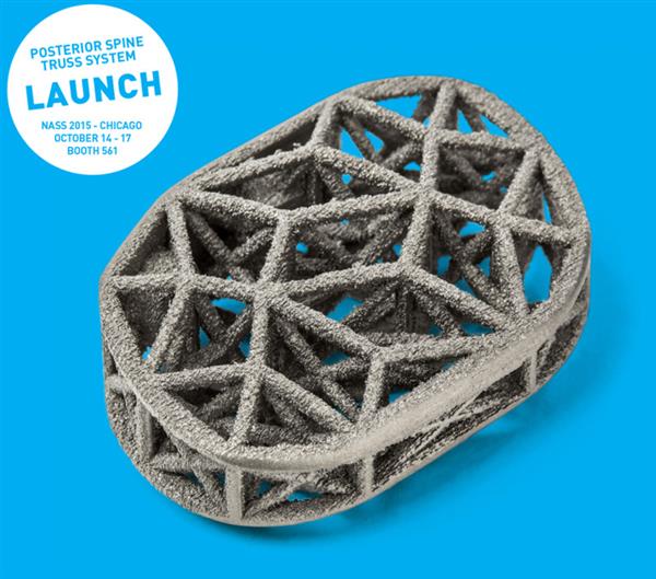 4WEB在美国推出3D打印脊柱后路桁架系统（图文教程）,4WEB在美国推出3D打印脊柱后路桁架系统,第1张