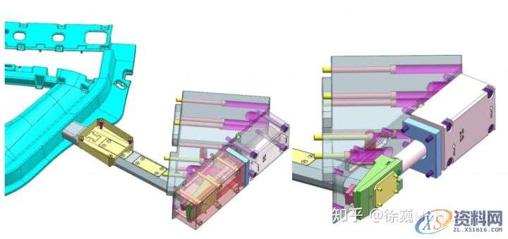 汽车注塑模具设计，8种定模滑块抽芯结构，全部会用的人不多！ ...,模具设计,注塑,结构,第6张