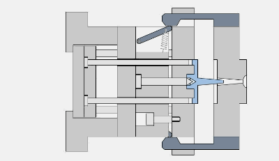 一目了然的模具结构动态图！快来看看吧！！！,分型,机构,侧向,脱模,第24张