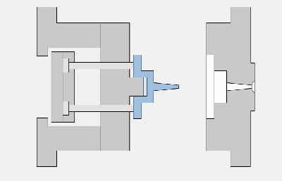 一目了然的模具结构动态图！快来看看吧！！！,分型,机构,侧向,脱模,第11张
