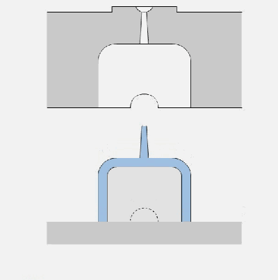 一目了然的模具结构动态图！快来看看吧！！！,分型,机构,侧向,脱模,第31张