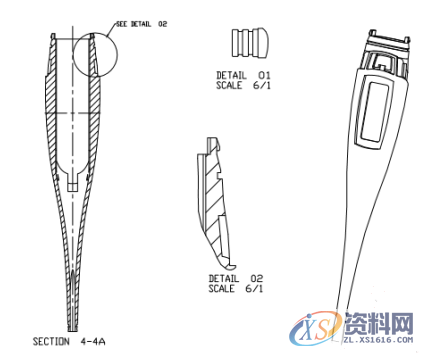 电子体温计外壳注射模具设计,电子体温计外壳注射模具设计,模具设计,电子,第2张