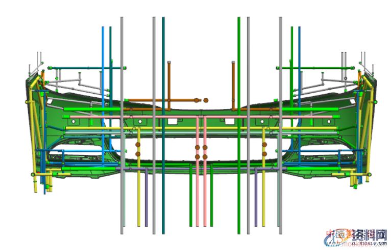 汽车前保险杠内分型结构介绍,汽车前保险杠内分型结构介绍,分型,结构,第13张
