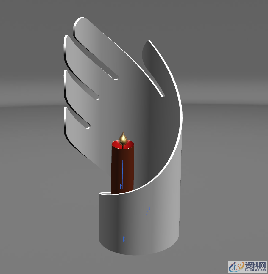 UG塑胶模具设计绘制一个创意手遮蜡烛台，真好看,创意,模具设计,绘制,塑胶,第19张