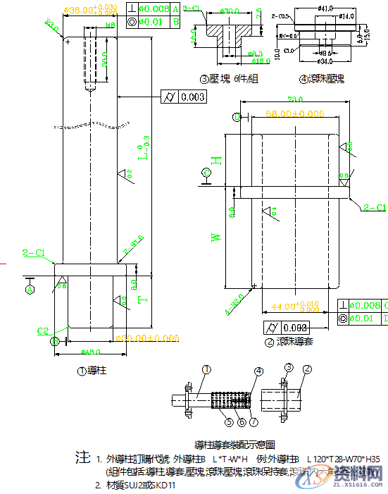 五金模具设计标准-内导柱、外导柱使用标准！内导柱外导柱,五金模具设计标准-内导柱、外导柱使用标准！你收藏、转发了吗？,导正,模具,模具设计,如图,第6张