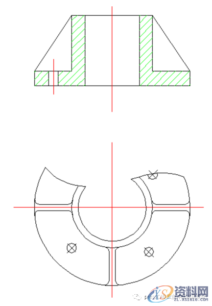 基础知识“机械制图简介”第一角法与第三角法,第一章：基础知识“机械制图简介”第一角法与第三角法,视图,投影,零件,第14张