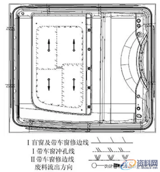 汽车侧围外板工艺切换！模具结构设计，冲压成型工艺学习,汽车侧围外板工艺切换！模具结构设计，冲压成型工艺学习,冲孔,模具,第6张