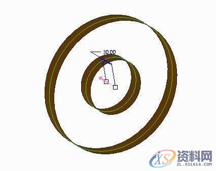 Pro/E产品设计：电风扇扇叶的设计方法Pro/E产品设计：电风扇扇叶的设计方法,设计培训,圆柱,一个,第3张