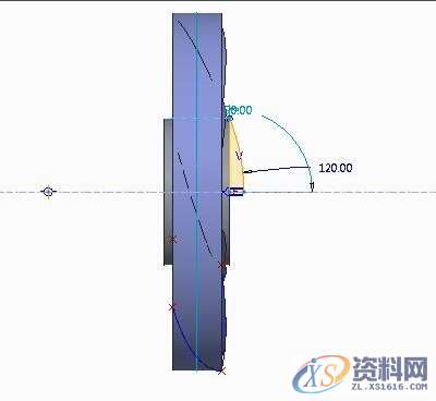 Pro/E产品设计：电风扇扇叶的设计方法Pro/E产品设计：电风扇扇叶的设计方法,设计培训,圆柱,一个,第10张