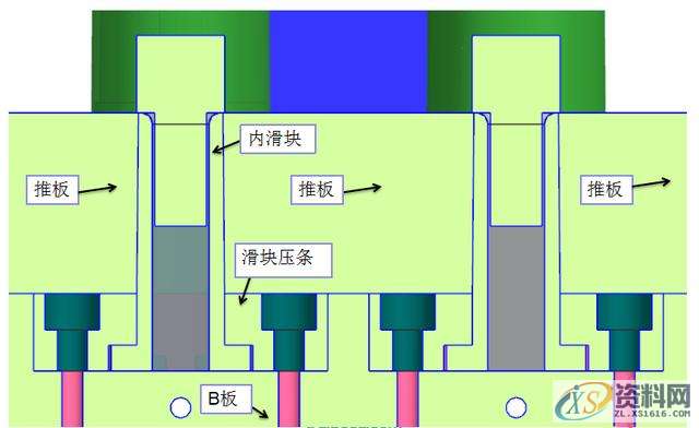 UG塑胶模具设计的内滑块设计细节,设计培训,箭头,模具,第7张