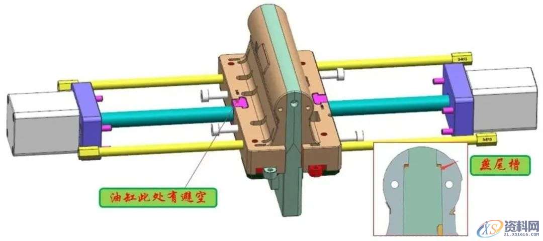 一套经典内倒扣模具结构，非常详细！！！,模具,结构,经典,第6张