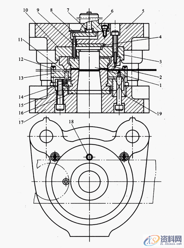 五金汽车冲压模具之冲裁模的结构构造,五金汽车冲压模具之冲裁模的结构构造,结构,第7张