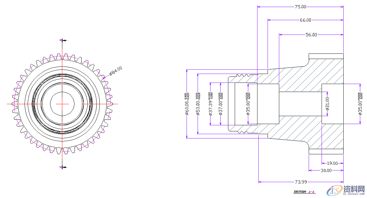 塑料内螺纹抽芯，简易模具设计，直接有效的进行脱模,塑料内螺纹抽芯，简易模具设计，直接有效的进行脱模，真是绝了,齿轮,样式,采用,加工,第11张