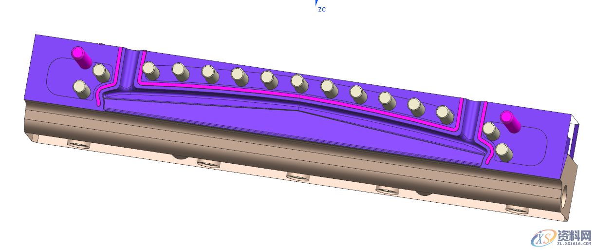 熔喷模具衣架式进胶设计要点以及注意事项,熔喷模具衣架式进胶设计要点以及注意事项,道板,流道,如图,定位,模具设计,第7张