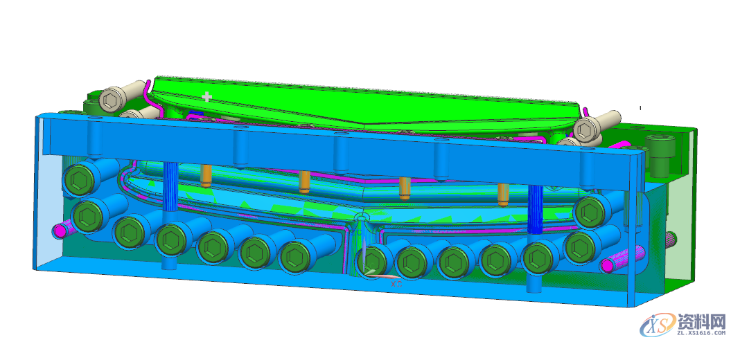 熔喷模具衣架式进胶设计要点以及注意事项,熔喷模具衣架式进胶设计要点以及注意事项,道板,流道,如图,定位,模具设计,第12张
