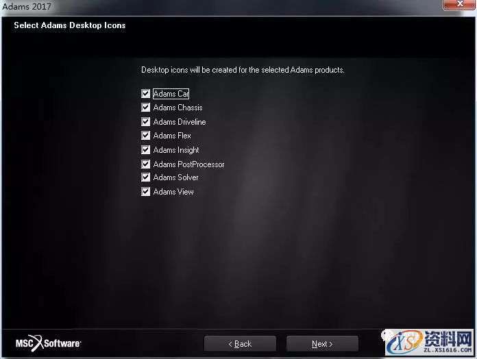 MSC_Adams_v2017_64bit软件下载,点击,安装,next,选择,变量,第25张