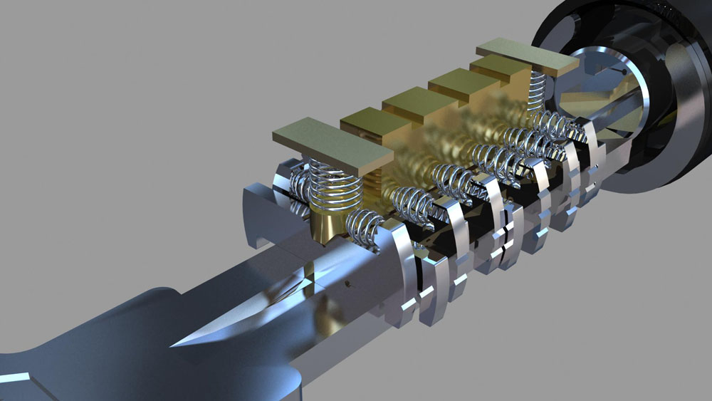 金点原子叶片锁结构3D图解(图文教程),金点原子叶片锁结构3D图解,结构,第13张