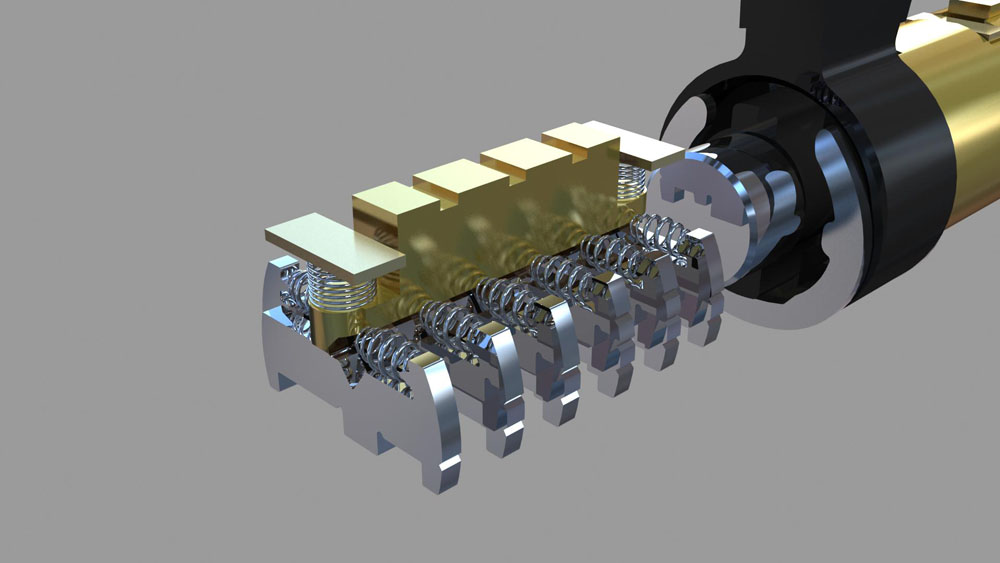 金点原子叶片锁结构3D图解(图文教程),金点原子叶片锁结构3D图解,结构,第12张