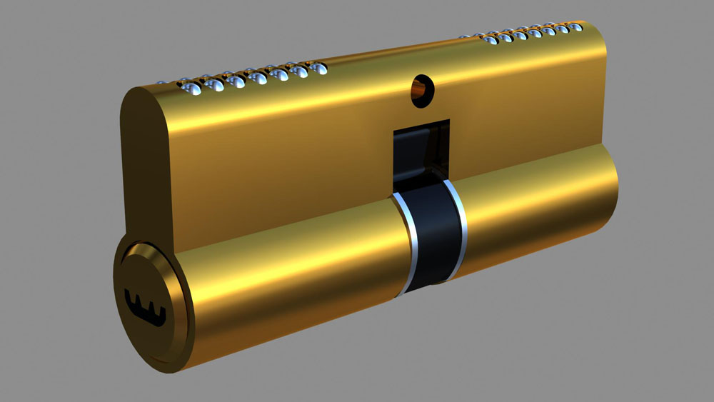 半圆双排珠咔吧锁内部结构3D图解(图文教程),半圆双排珠咔吧锁内部结构3D图解,结构,第3张
