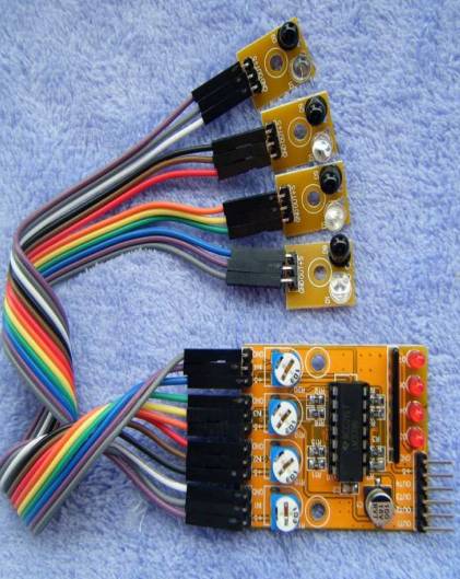 机器人教程4：红外循迹及LM339模块(图文教程),机器人教程4：红外循迹及LM339模块,采用,设计,一般,第5张