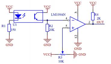 机器人教程4：红外循迹及LM339模块(图文教程),机器人教程4：红外循迹及LM339模块,采用,设计,一般,第4张