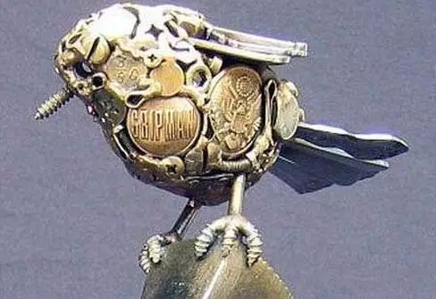 废旧机械零部件，玩好了就是工艺品，有些还很恐怖！(图文教程) ...,废旧机械零部件，玩好了就是工艺品，有些还很恐怖！,工艺,第14张