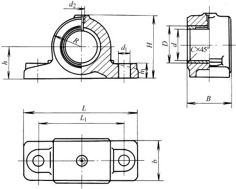 整体有衬正滑动轴承座尺寸(图文教程),整体有衬正滑动轴承座尺寸,尺寸,质量,第1张